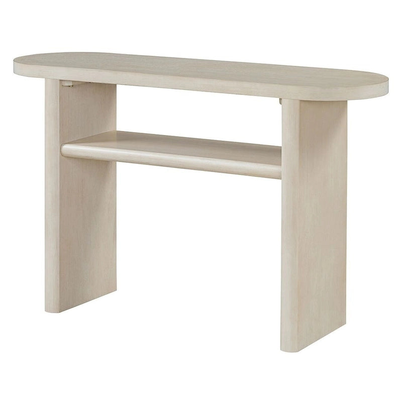 Console moderne en bois avec étagère