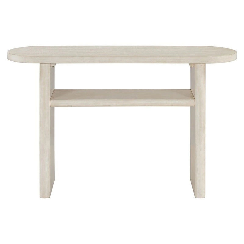 Console moderne en bois avec étagère