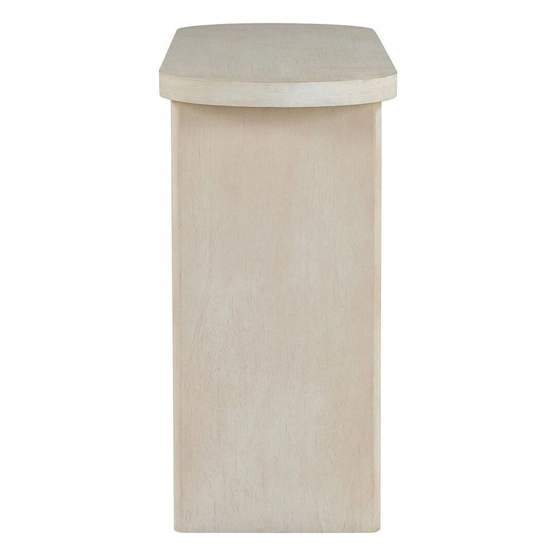 Console moderne en bois avec étagère