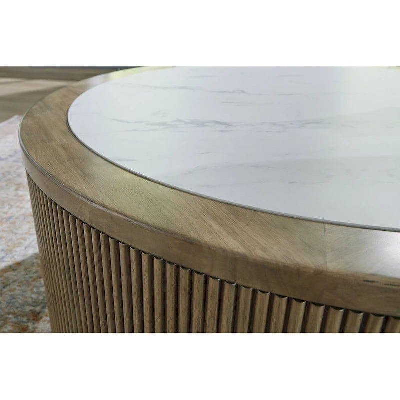 Table basse ronde