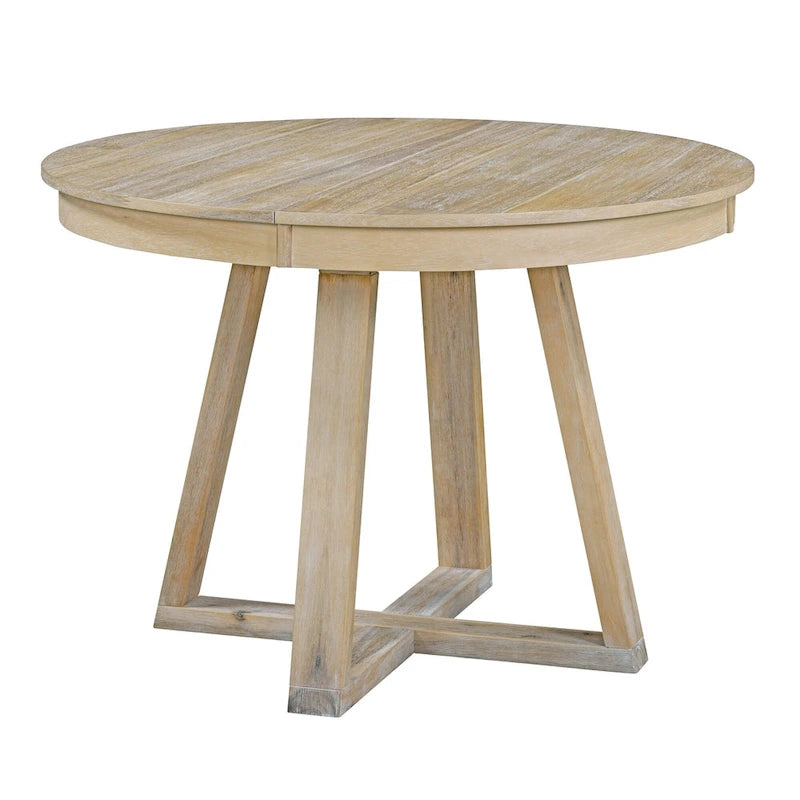Ensembles table et chaises de salle à manger multifonctionnels, ensembles de table de salle à manger de style ferme avec rallonges pliantes amovibles, pieds en croix