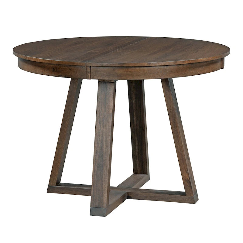 Ensembles table et chaises de salle à manger multifonctionnels, ensembles de table de salle à manger de style ferme avec rallonges pliantes amovibles, pieds en croix