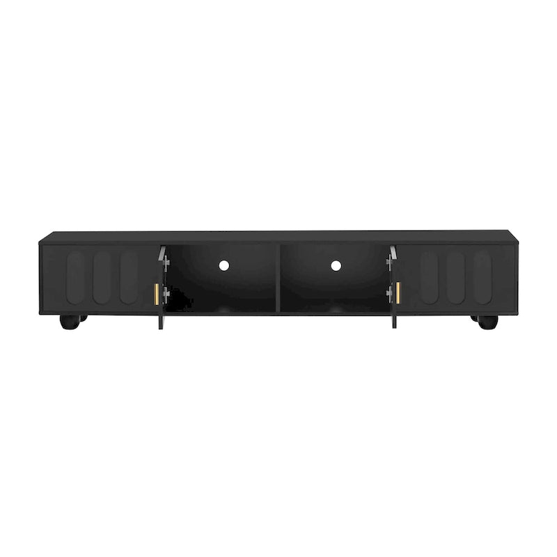 Meuble TV moderne en bois massif