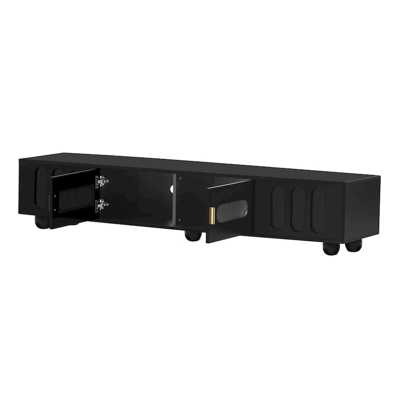 Meuble TV moderne en bois massif