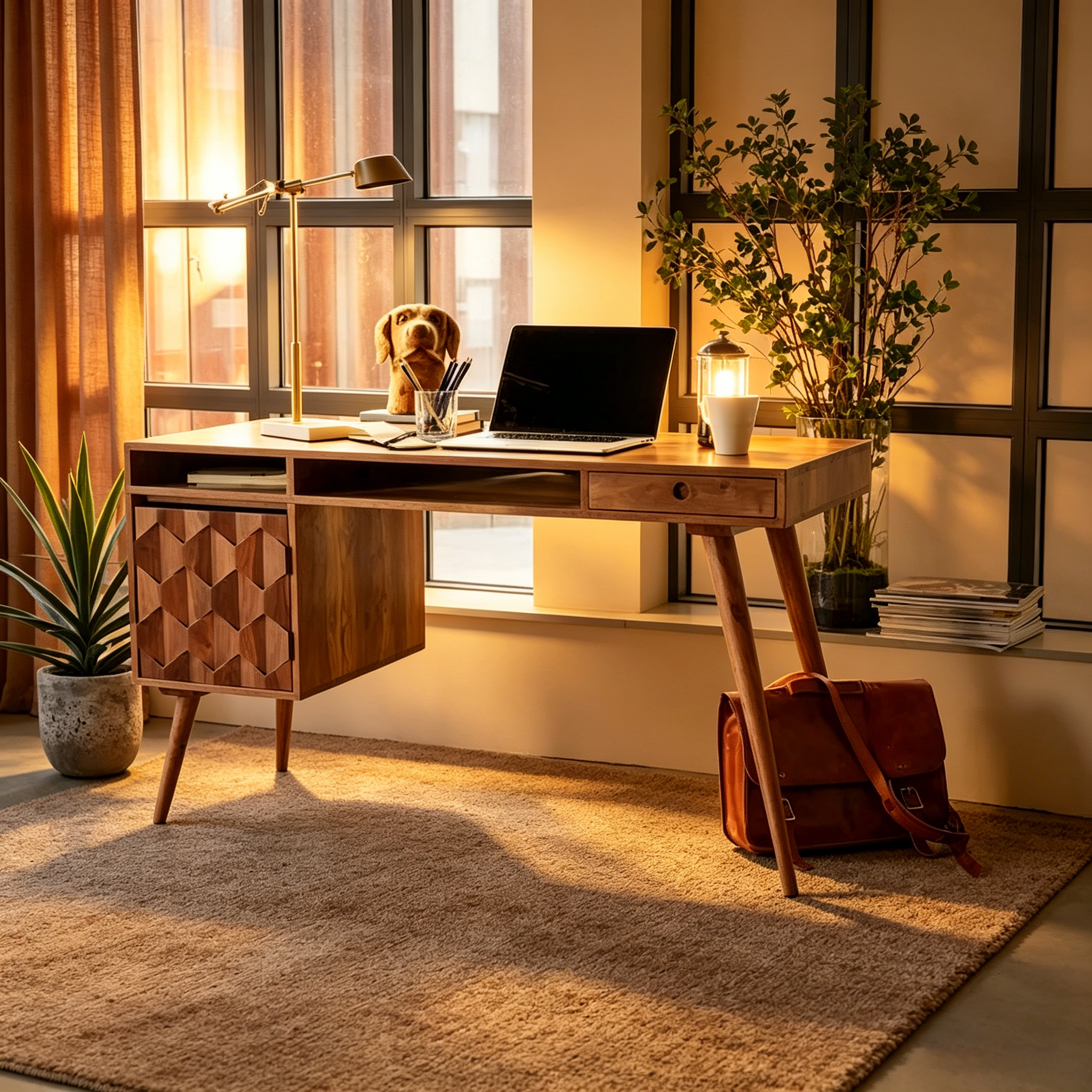 Bureau de style moderne du milieu du siècle