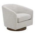 Fauteuil pivotant crapaud moderne et rembourré