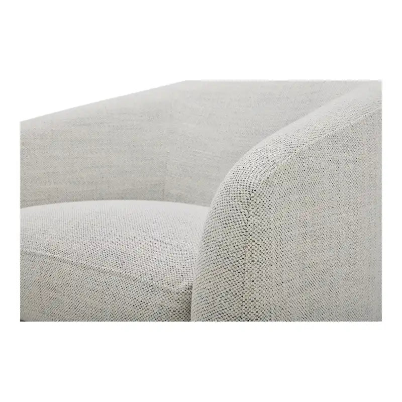 Fauteuil pivotant crapaud moderne et rembourré