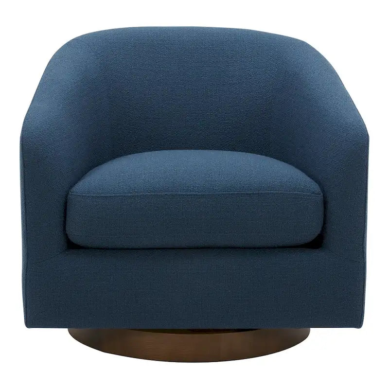 Fauteuil pivotant crapaud moderne et rembourré