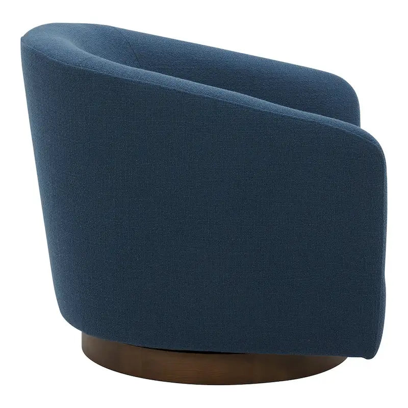 Fauteuil pivotant crapaud moderne et rembourré