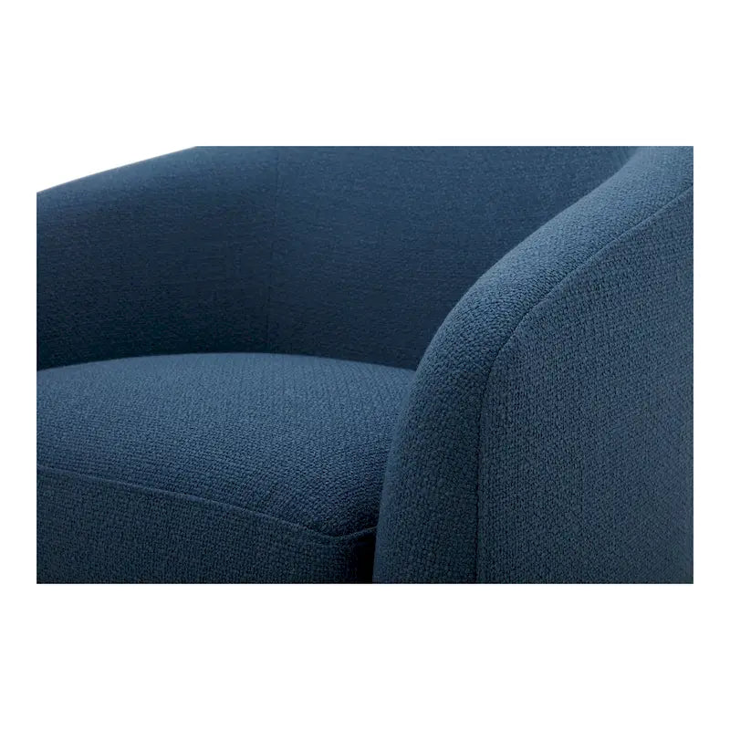 Fauteuil pivotant crapaud moderne et rembourré
