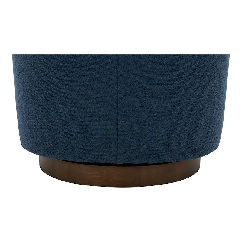 Fauteuil pivotant crapaud moderne et rembourré