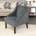 Fauteuil d'appoint en velours avec accoudoirs