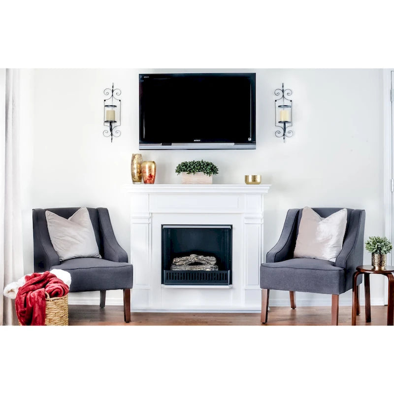 Fauteuil d'appoint en velours avec accoudoirs