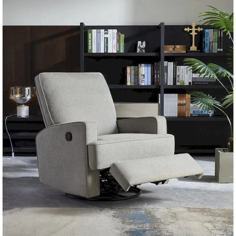 Fauteuil inclinable planeur rotatif manuel