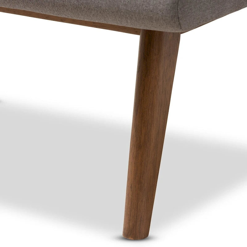 Pouffe rembourré de style milieu de siècle