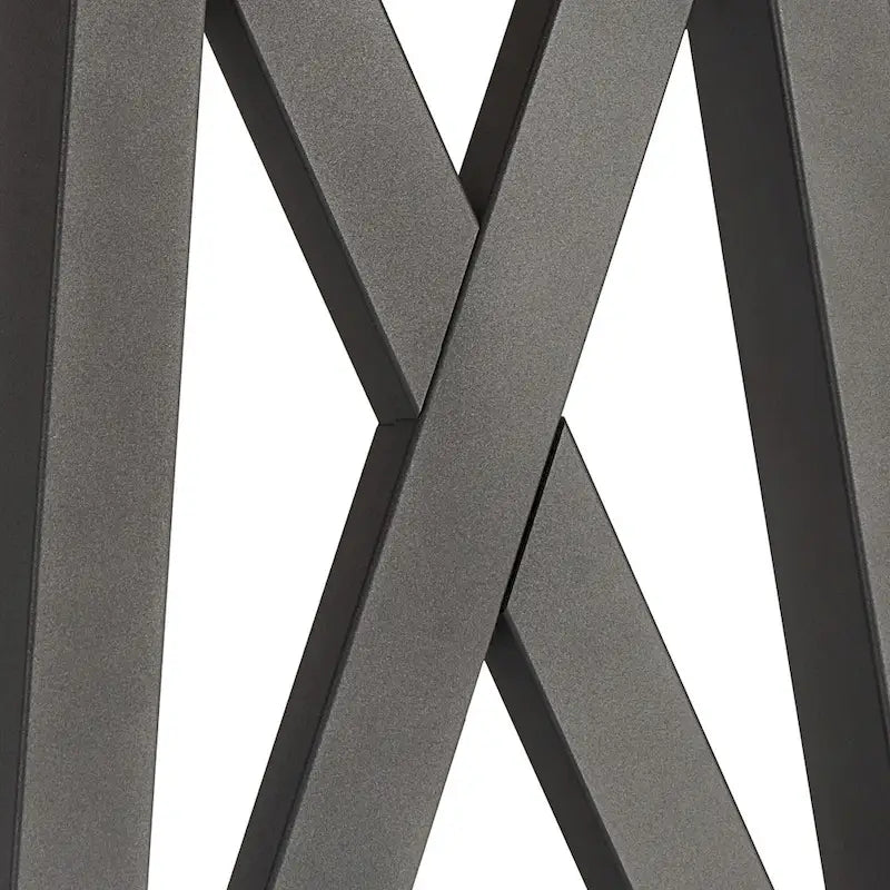 Canapé rustique et console d'entrée avec piètement en X