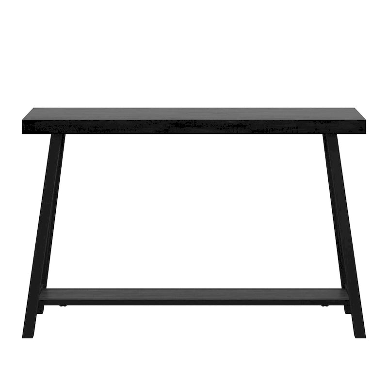 Canapé rustique et console d'entrée avec piètement en X