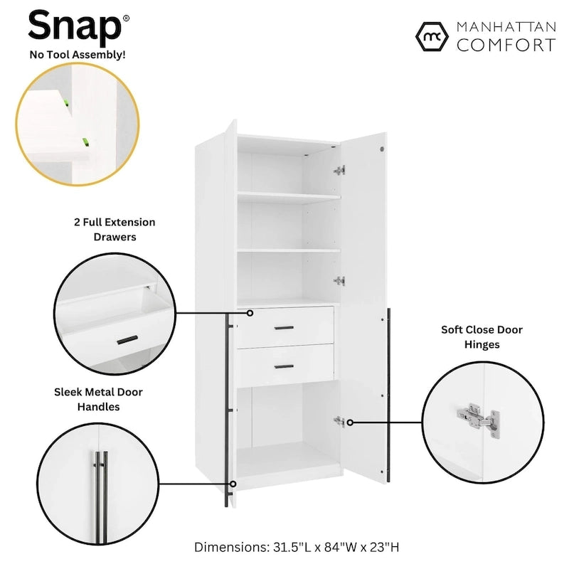 Armoire autoportante moderne 1.0
