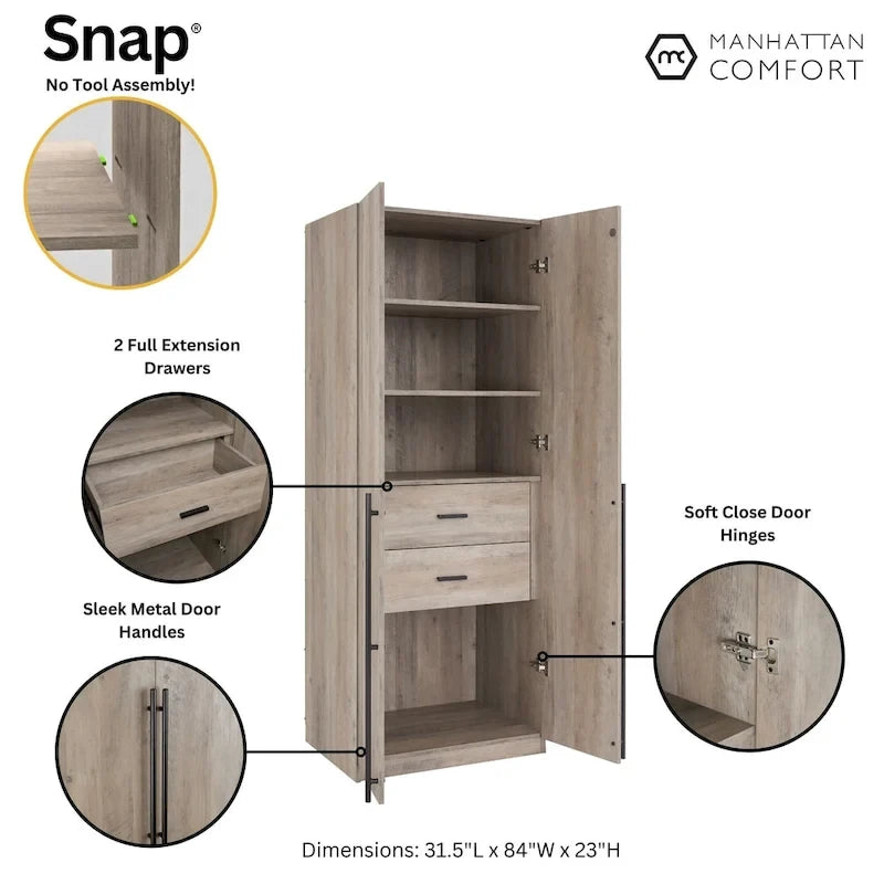 Armoire autoportante moderne 1.0