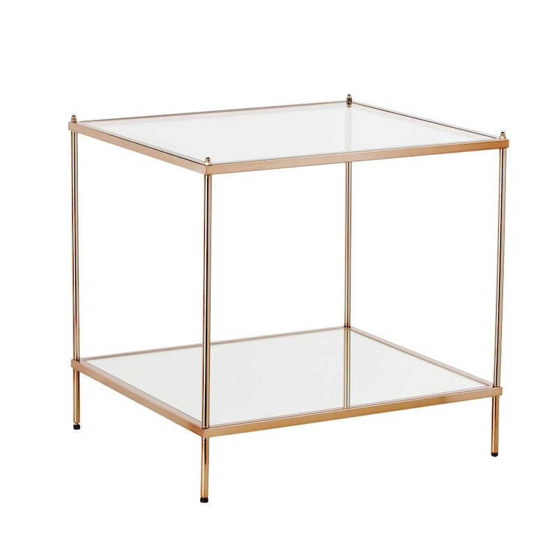 Table d'appoint en verre