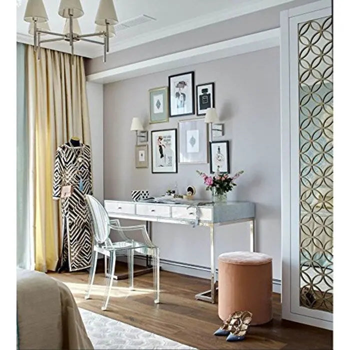 Chaises avec accoudoirs transparentes en plastique moulé, de style design moderne, pour salle à manger ou cuisine, intérieures et extérieures