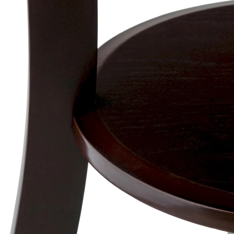Table d'appoint ronde, Cappuccino - 20L x 20P x 27H.