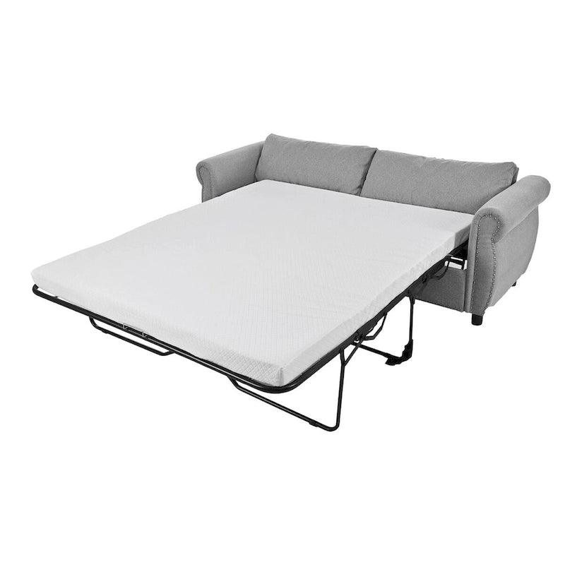 Canapé-lit 2-en-1 avec grand matelas à mémoire de forme