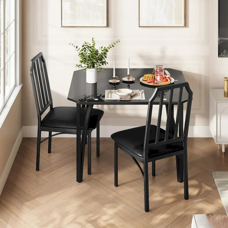 Ensemble table de salle à manger pour (lot de 2)