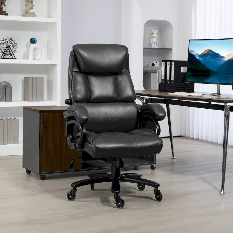 Chaise de bureau en similicuir