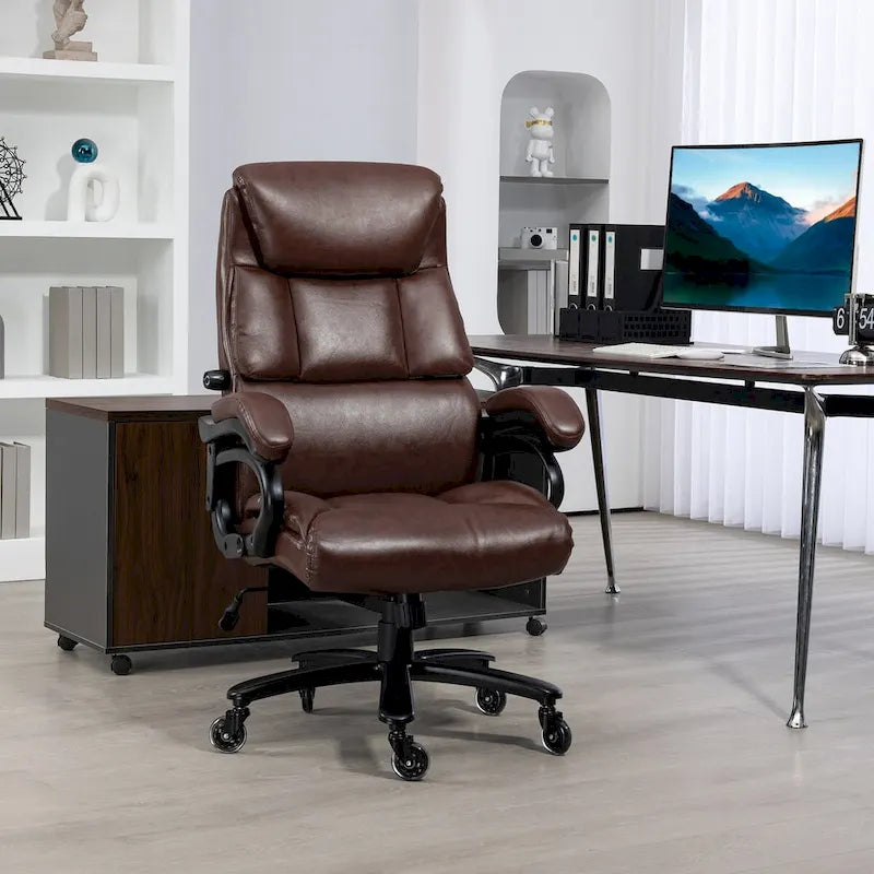 Chaise de bureau en similicuir