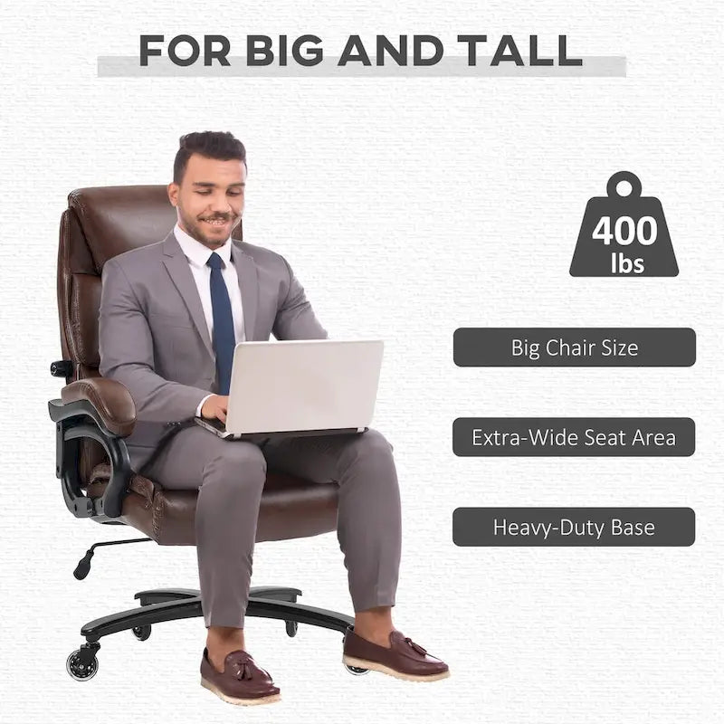 Chaise de bureau en similicuir