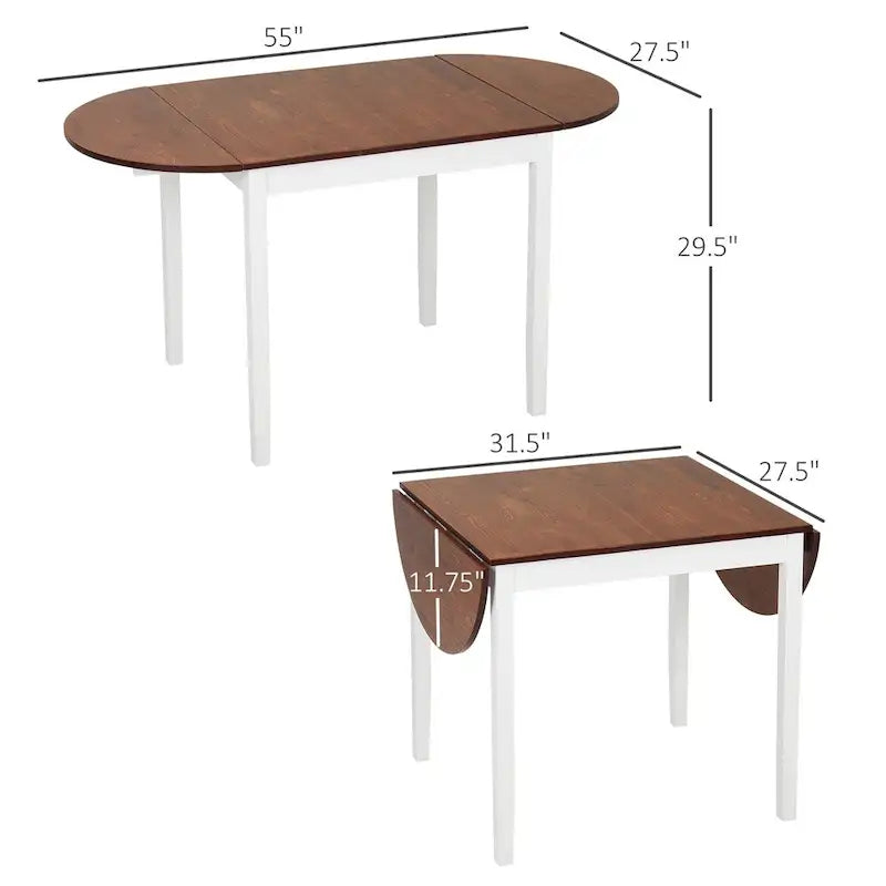 Table de cuisine en bois massif, Tables à abattants, Table de salle à manger pliante
