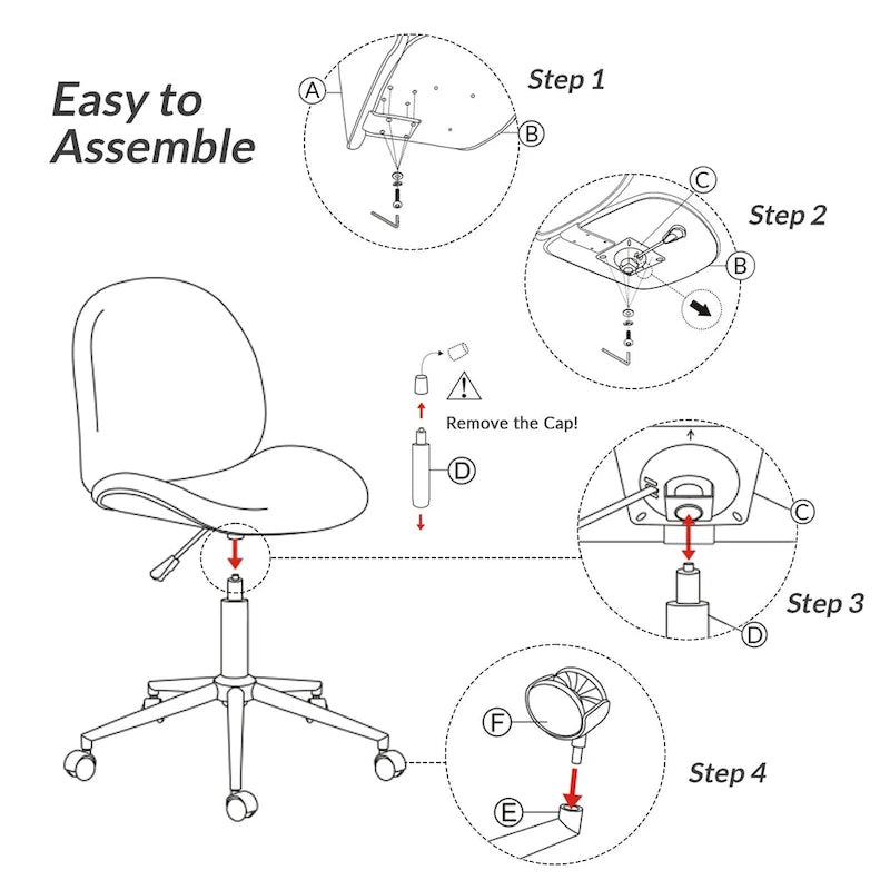 Chaise de bureau moderne